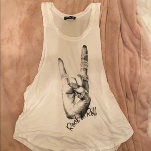 White Women’s Muscle Tank